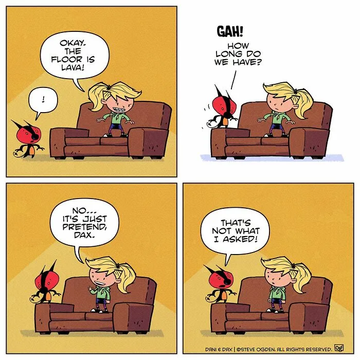 20 Cute And Funny Comics About A Tiny Dragon With A Big Personality By Steve Ogden