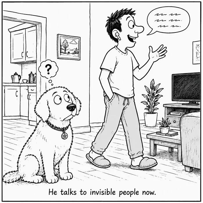 I Imagined The Thoughts Running Through A Dog's Mind And Turned Them Into 22 Comics