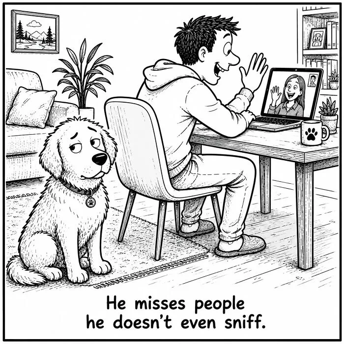 I Imagined The Thoughts Running Through A Dog's Mind And Turned Them Into 22 Comics