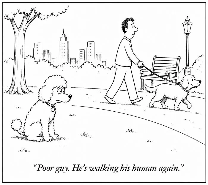 I Imagined The Thoughts Running Through A Dog's Mind And Turned Them Into 22 Comics