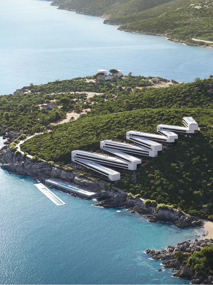 Zig Zag Hotel In Himare, Albania Designed By Ja Joubert Architecture