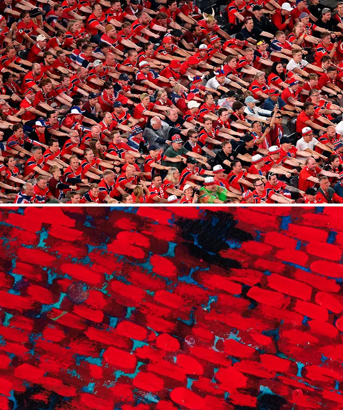 Norway Fans' Rowing Celebration - Untitled By Alma Thomas