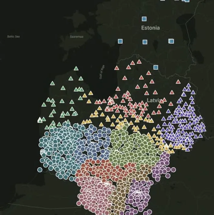 Every Catholic Church In The Baltic States — All 1,069 Of Them