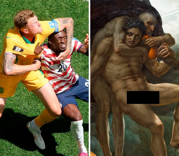 USA vs. Australia - Flood Scene By Anne-Louis Girodet