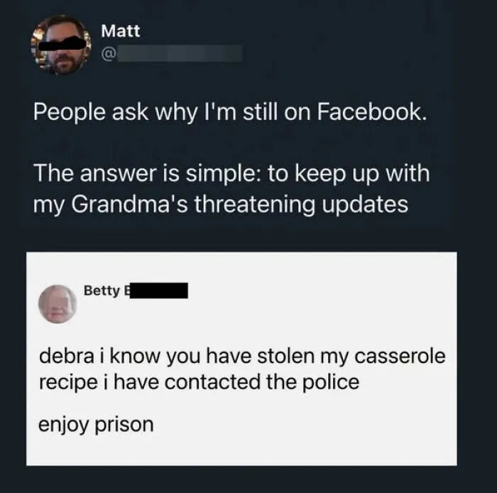Grandma's Threat