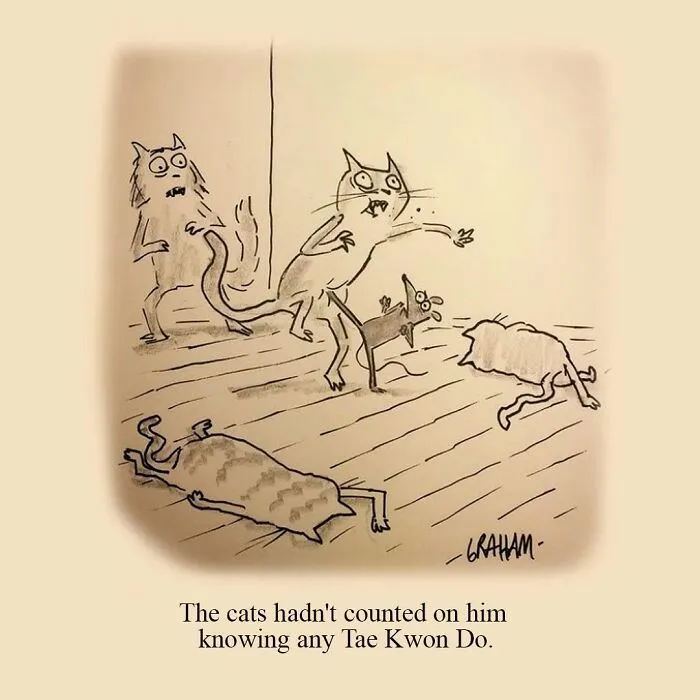 If You Enjoy Subtle Humor, These 43 Cat Comics By Grickle Might Hit The Spot