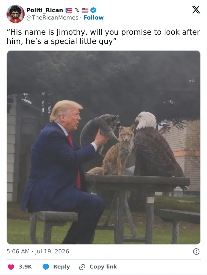 23 Memes That Capture The World's Unhinged Obsession With An Unusually Shaped Raccoon Named "Jimothy"