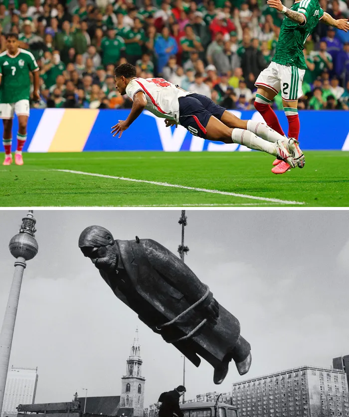 Jude Bellingham's Diving Header - Das Denkmal (The Monument) By Sibylle Bergemann