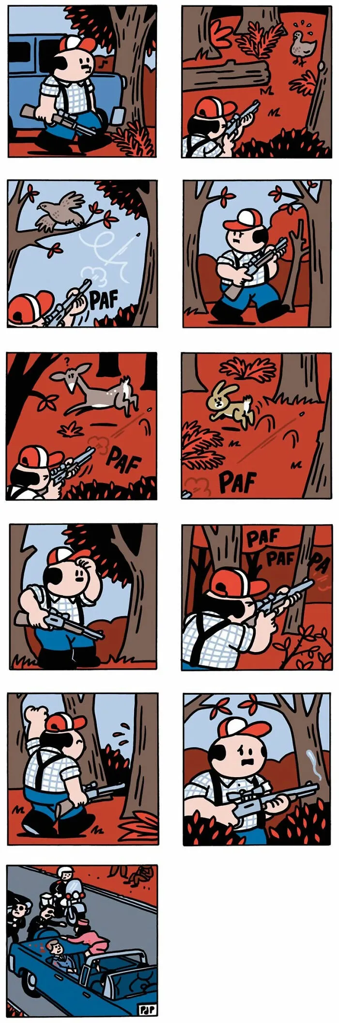 21 New Dark Comics By Pieter De Poortere That Hit Hard Without A Single Word