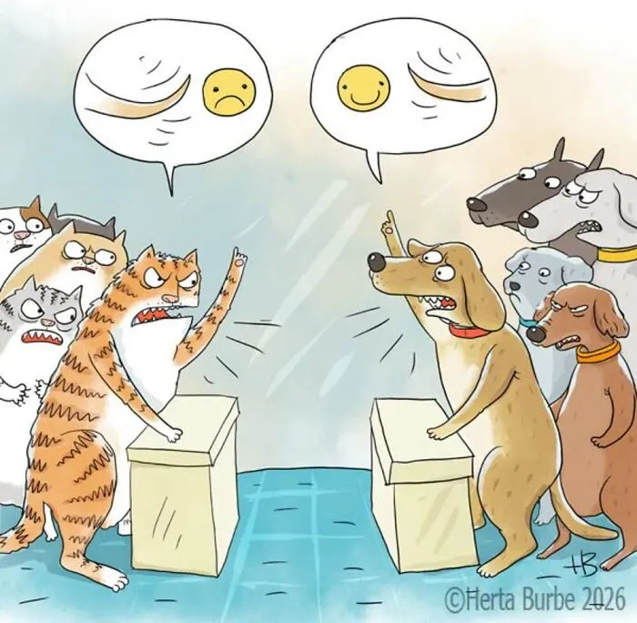50 Funny And Relatable Comics By Herta Burbė That Might Brighten Up Your Day (New Pics)