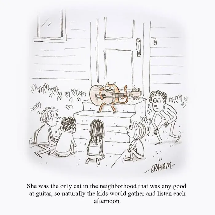If You Enjoy Subtle Humor, These 43 Cat Comics By Grickle Might Hit The Spot
