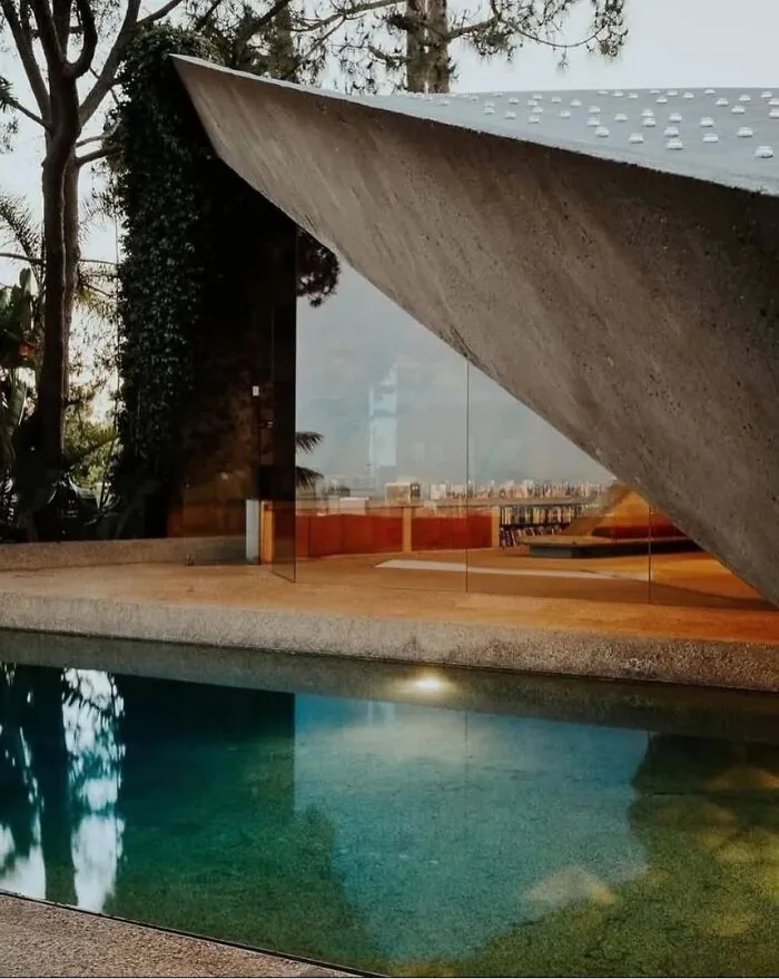The Sheats Residence Designed By John Lautner, Los Angeles, USA, 1961 - 1963