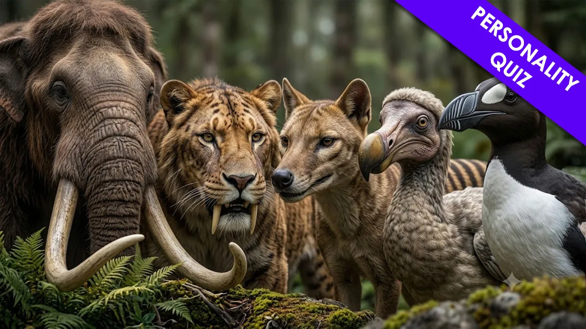 “Which Extinct Species Matches Your Personality?” Take Our 20 Question Quiz To Find Out