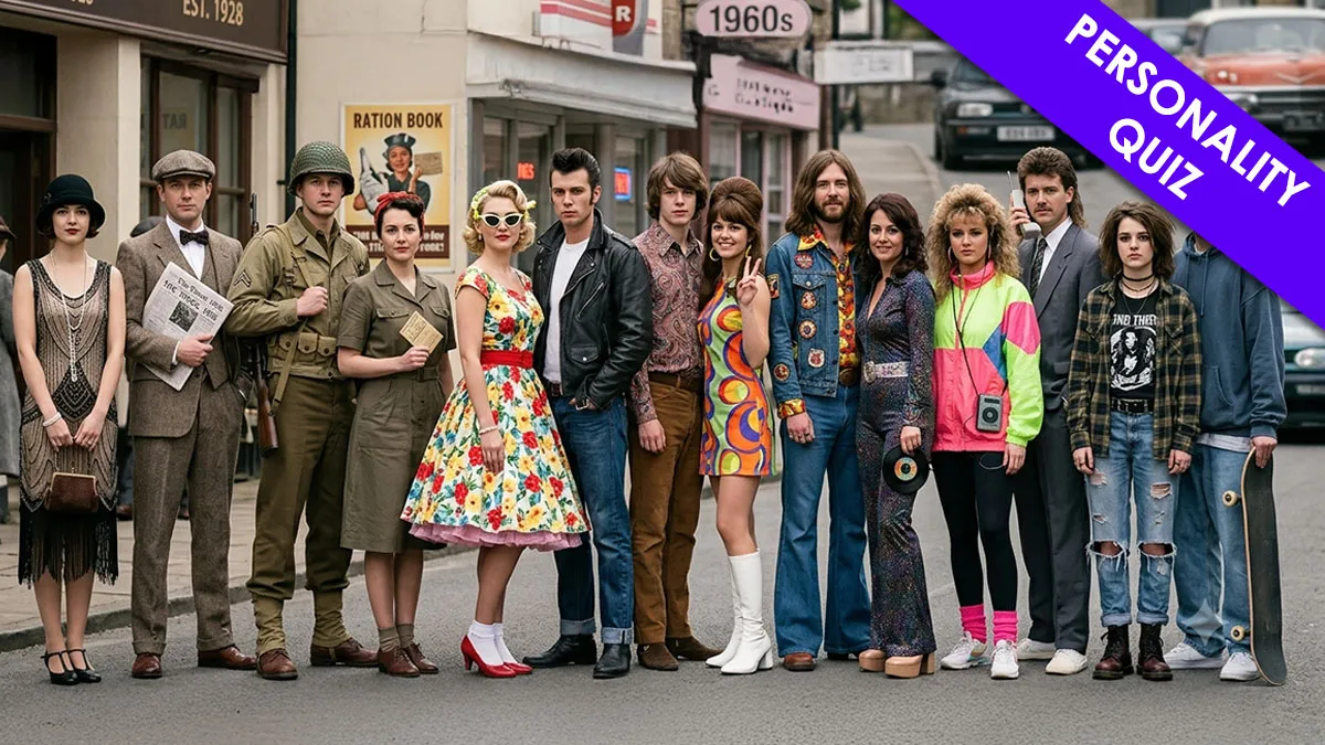 “Which Decade Suits You Best?”: A 24-Question Quiz That Matches You To Your Ideal Era