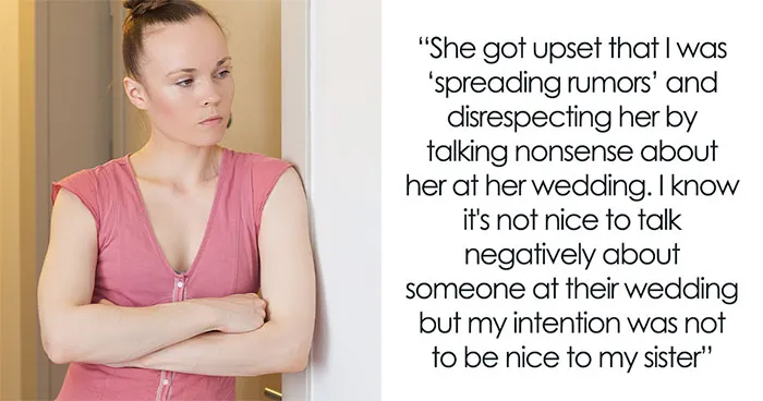 Woman Finds Out There’s No Room For Her BF At Her Sister’s Wedding, Bride’s Attempt To Lie Fails