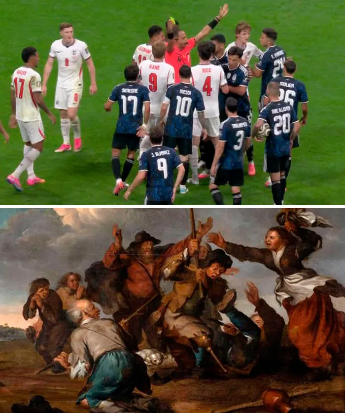 Argentina vs. England- The Battle Of The Peasants By M.d. Hout