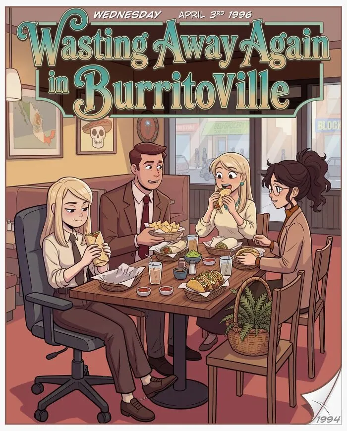 This Artist Recreates The 1990s In 22 Clever Comics Full Of Humor And Nostalgia