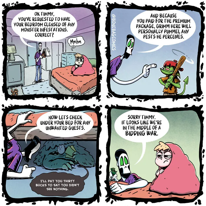 A Necromancer Takes Odd Jobs Instead Of Conquering The World In This Artist’s Comics (49 New Pics)
