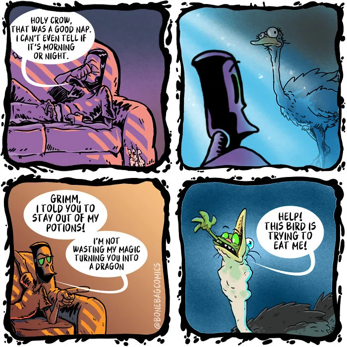 A Necromancer Takes Odd Jobs Instead Of Conquering The World In This Artist’s Comics (49 New Pics)
