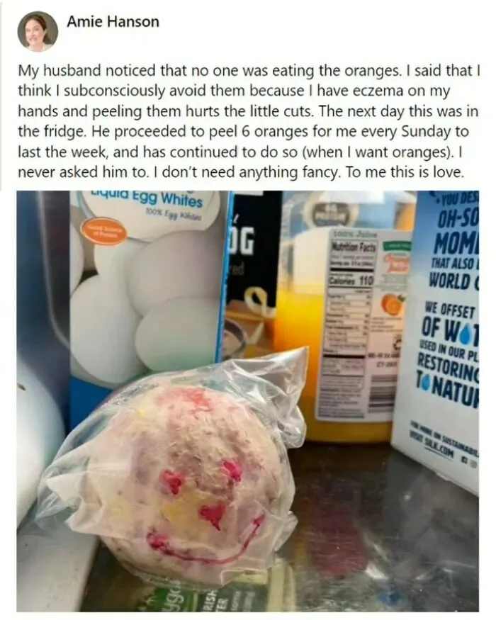 My Husband Noticed That No One Was Eating The Oranges