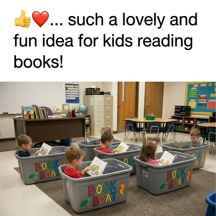 Book Boats — The Classroom Idea That Makes Reading Feel Like An Adventure. Every Kid Gets Their Own Little World