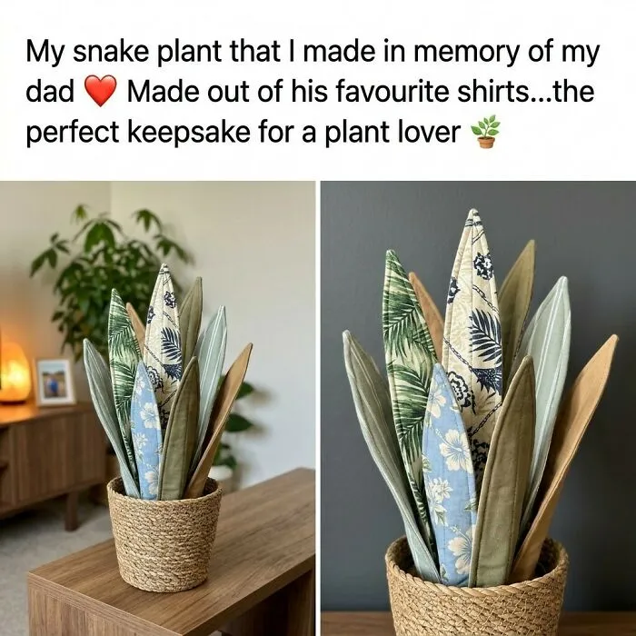 Every Leaf Is A Shirt He Used To Wear. The Hawaiian One, The Soft Blue Floral, The Green Palm Print — All The Ones You Remember Him In