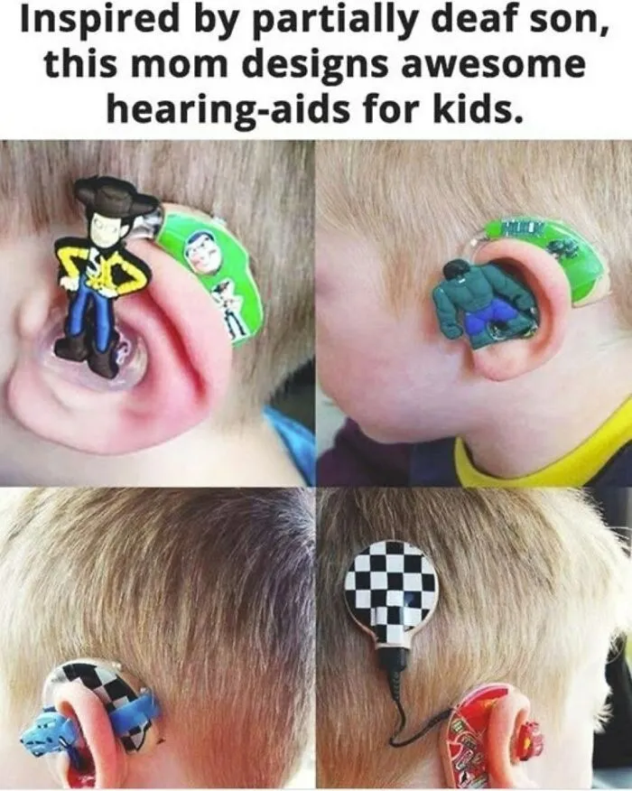 This Is Such A Sweet Idea. Turning Hearing Aids Into Something Kids Can Feel Proud To Wear Is Pure Love And Creativity