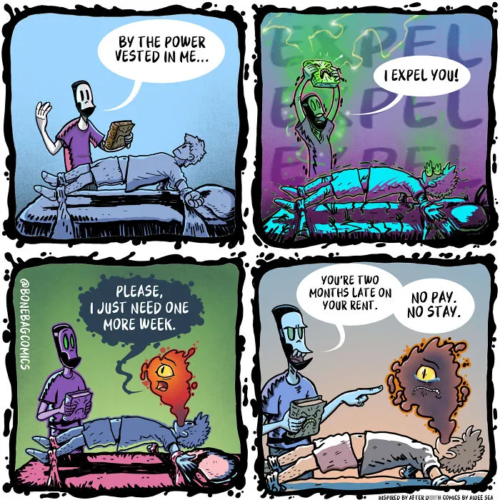 A Necromancer Takes Odd Jobs Instead Of Conquering The World In This Artist’s Comics (49 New Pics)