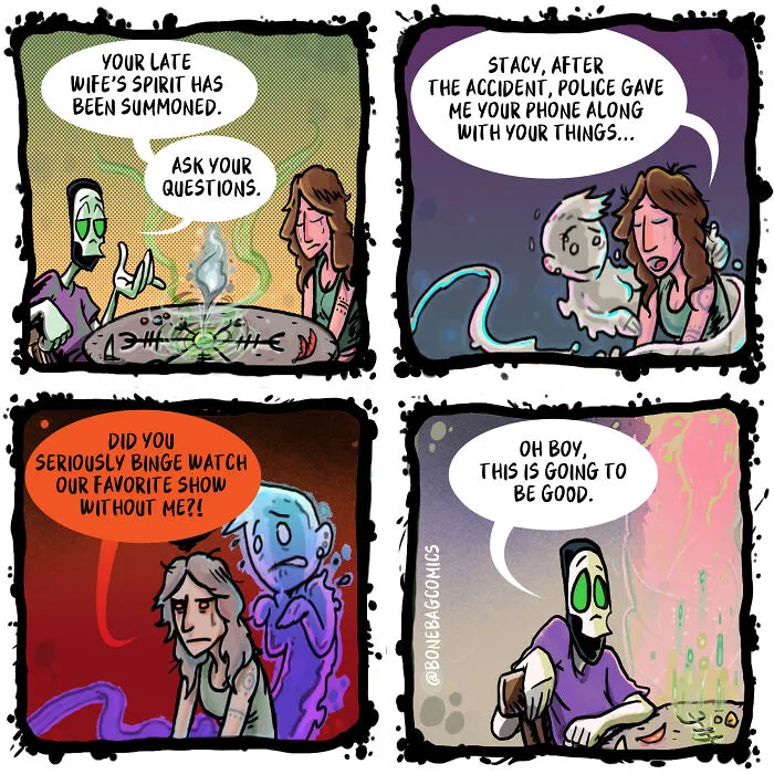 A Necromancer Takes Odd Jobs Instead Of Conquering The World In This Artist’s Comics (49 New Pics)