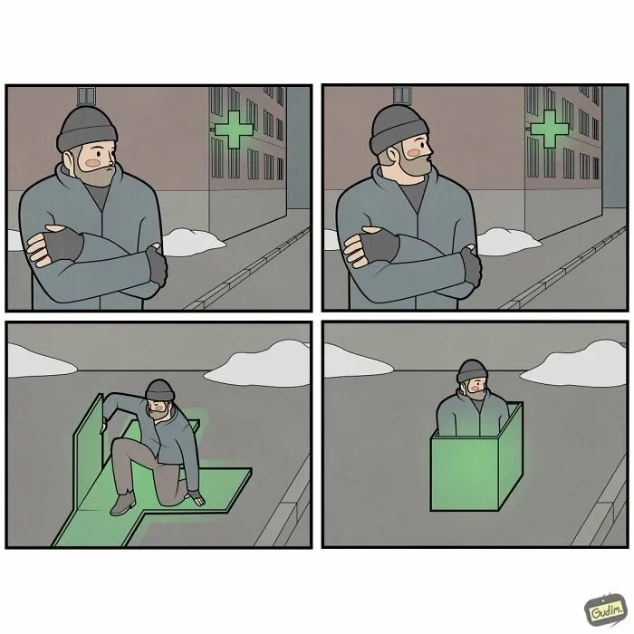 49 Hilariously Absurd Comics That Serve As Commentary On Today’s Society, By Anton Gudim (New Pics)