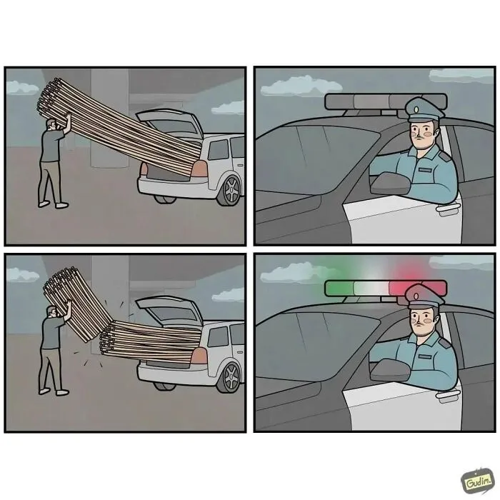 49 Hilariously Absurd Comics That Serve As Commentary On Today’s Society, By Anton Gudim (New Pics)