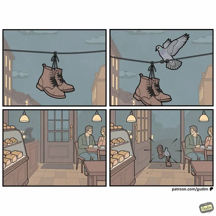 49 Hilariously Absurd Comics That Serve As Commentary On Today’s Society, By Anton Gudim (New Pics)