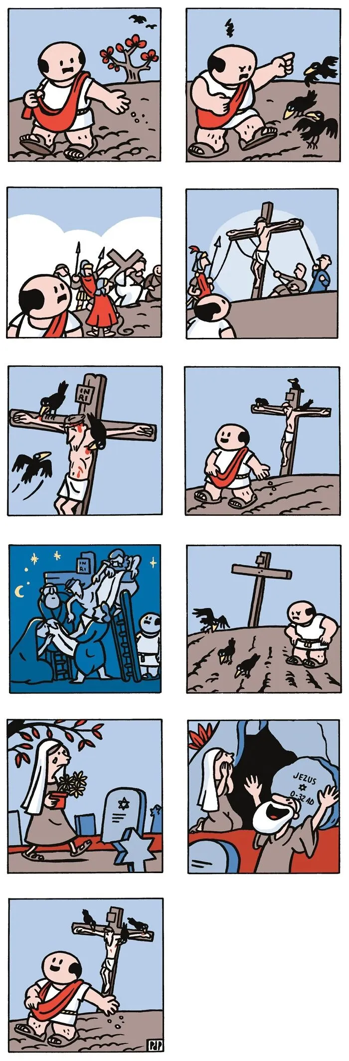 21 New Dark Comics By Pieter De Poortere That Hit Hard Without A Single Word