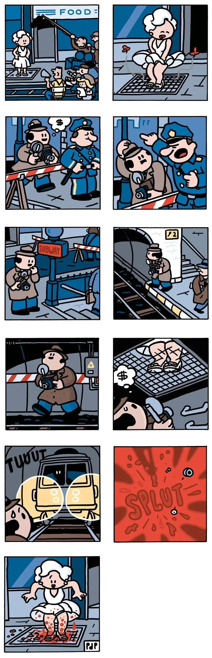 21 New Dark Comics By Pieter De Poortere That Hit Hard Without A Single Word
