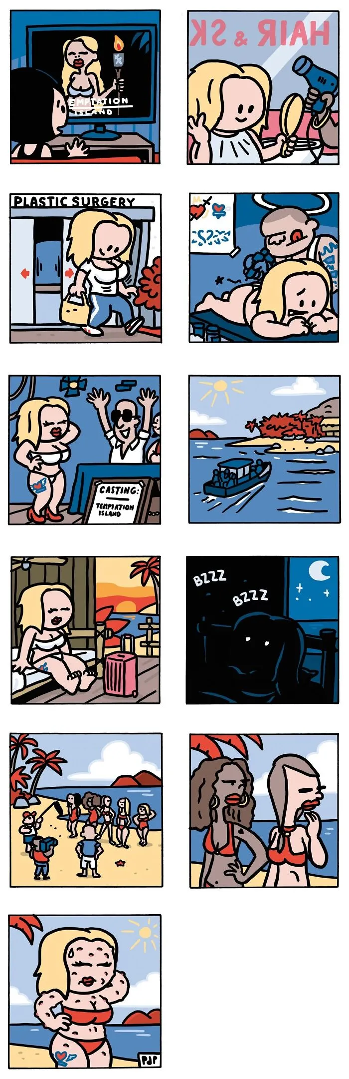 21 New Dark Comics By Pieter De Poortere That Hit Hard Without A Single Word