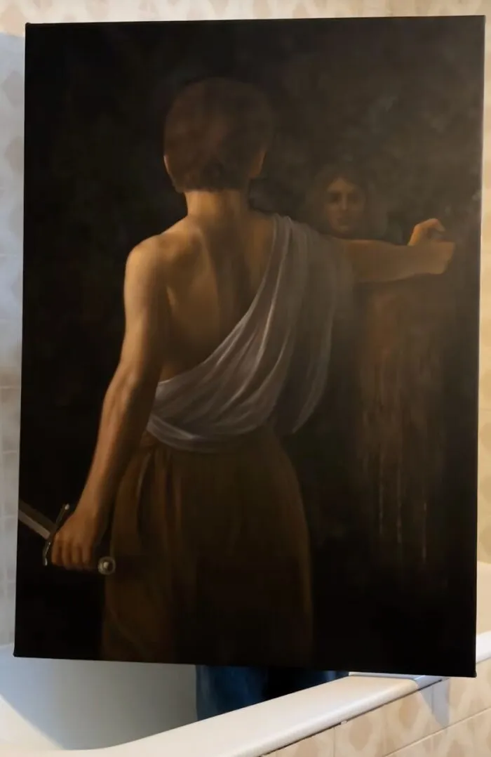 David con la cabeza de Goliat, de Caravaggio