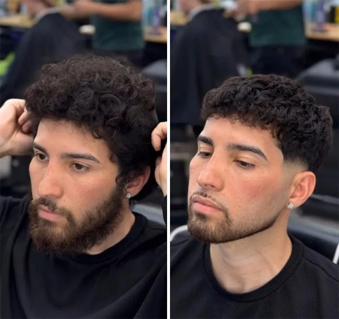 This Barber Shared Before-And-After Photos Of Clients That Prove A Haircut Can Change Everything (26 Pics)