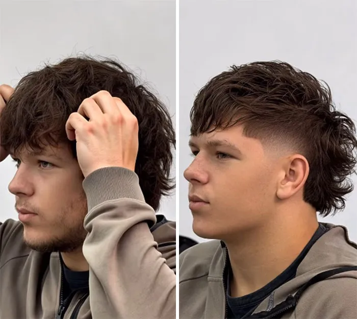 This Barber Shared Before-And-After Photos Of Clients That Prove A Haircut Can Change Everything (26 Pics)
