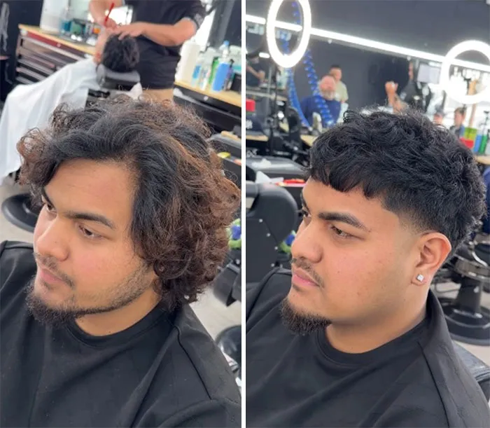 This Barber Shared Before-And-After Photos Of Clients That Prove A Haircut Can Change Everything (26 Pics)