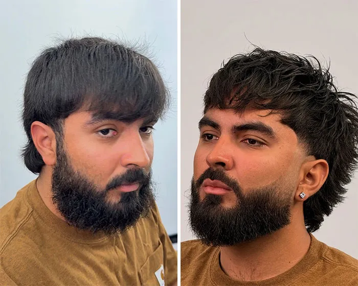 This Barber Shared Before-And-After Photos Of Clients That Prove A Haircut Can Change Everything (26 Pics)