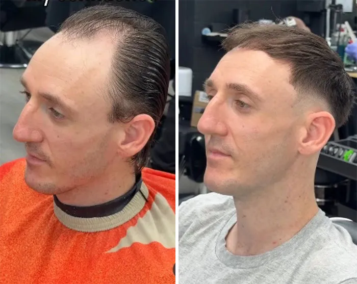 This Barber Shared Before-And-After Photos Of Clients That Prove A Haircut Can Change Everything (26 Pics)