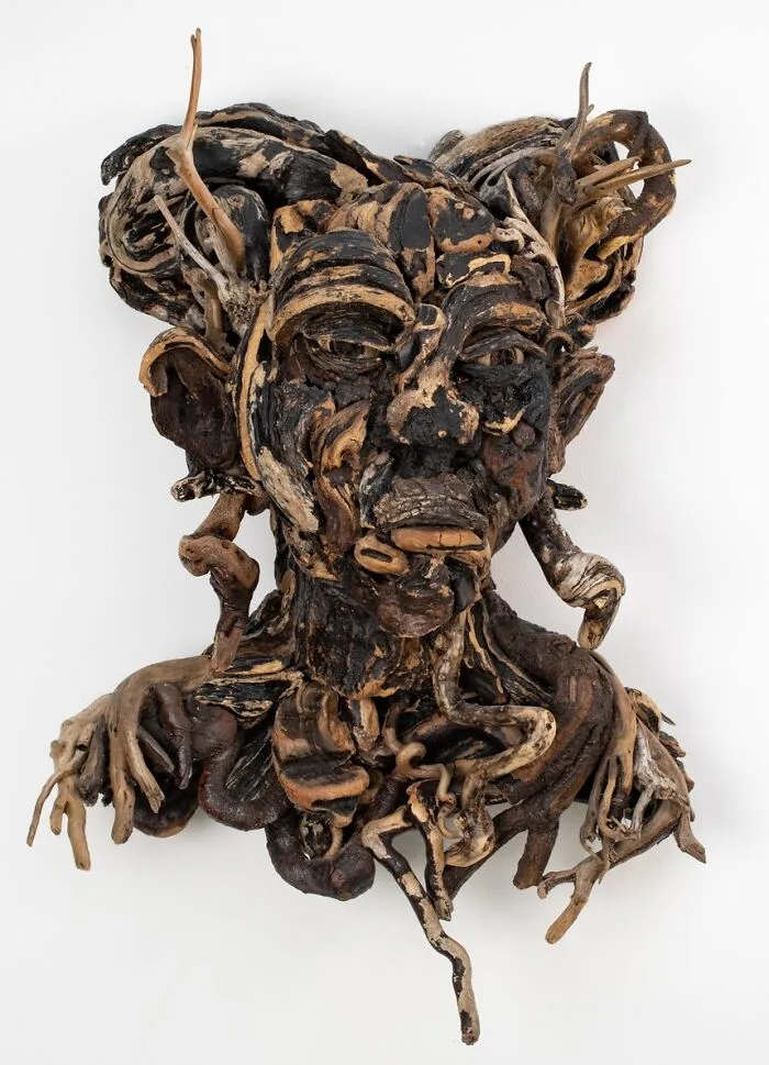 27 Mesmerizing Portrait Sculptures Crafted From Naturally Found Wood By This Artist