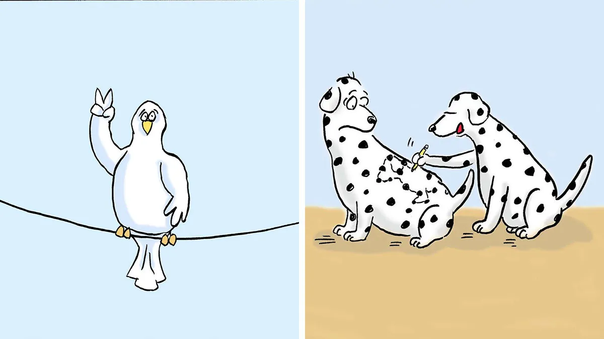 These 33 Silent Animal Comics Might Make You Smile Without A Single Word