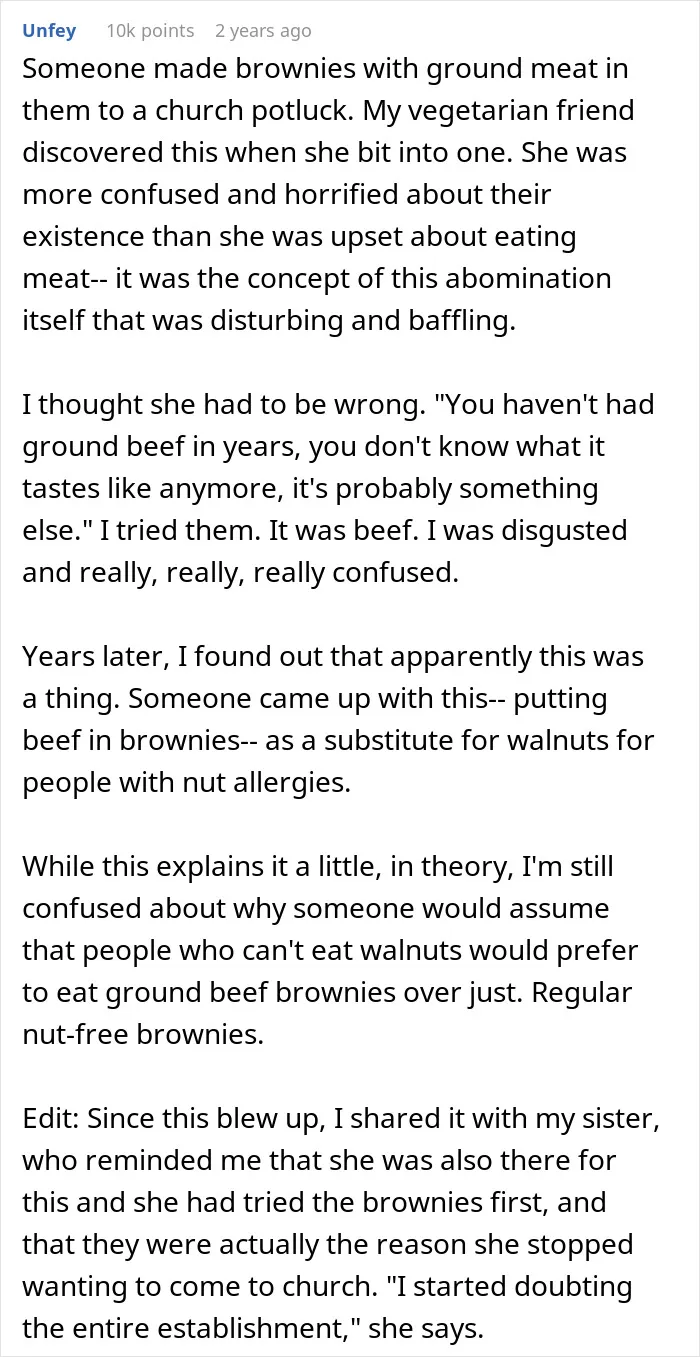 Beef As A Substitution For Walnuts Oh My God I’ve Heard It All