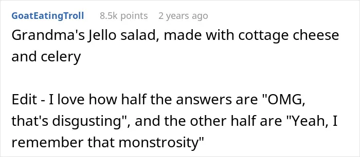 It’s Giving Me “Minnesota Salads That Aren’t Really Salads” Energy
