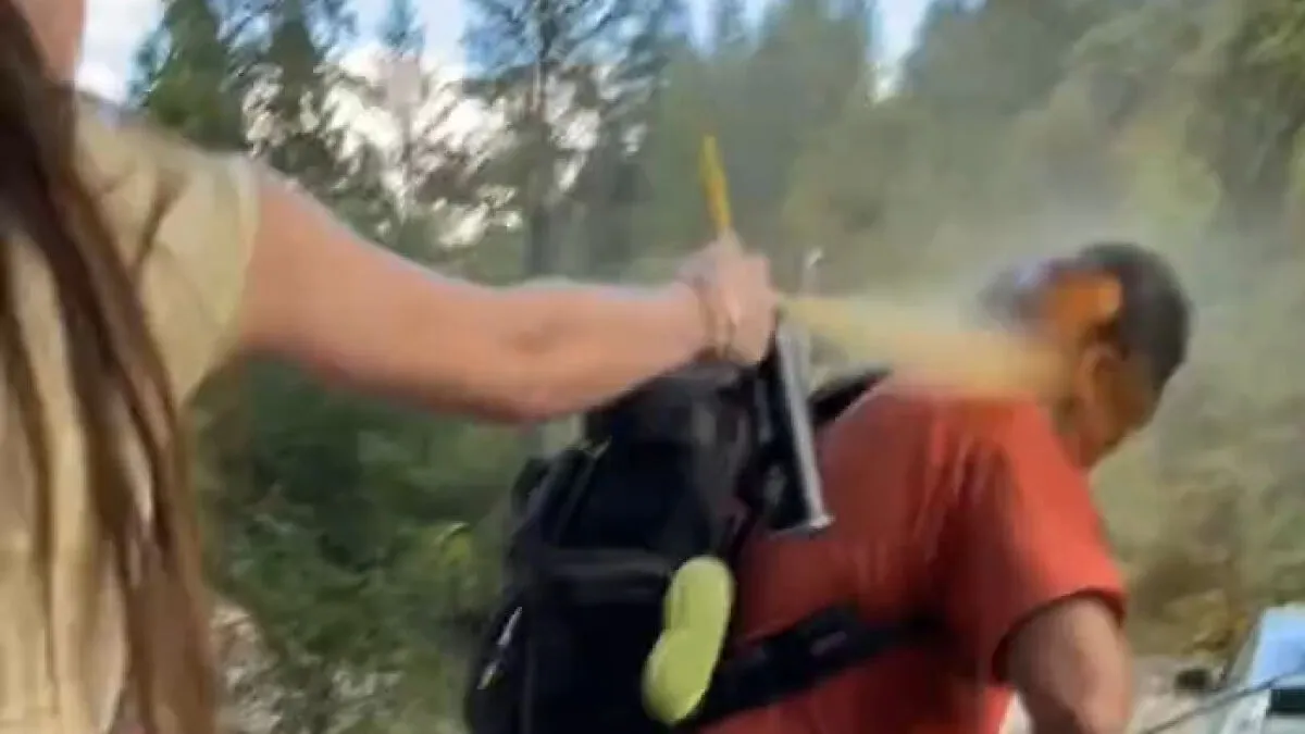 Elderly Man Gets Bear Sprayed After Confronting Group Of Girls On California Trail, Video Divides The Internet