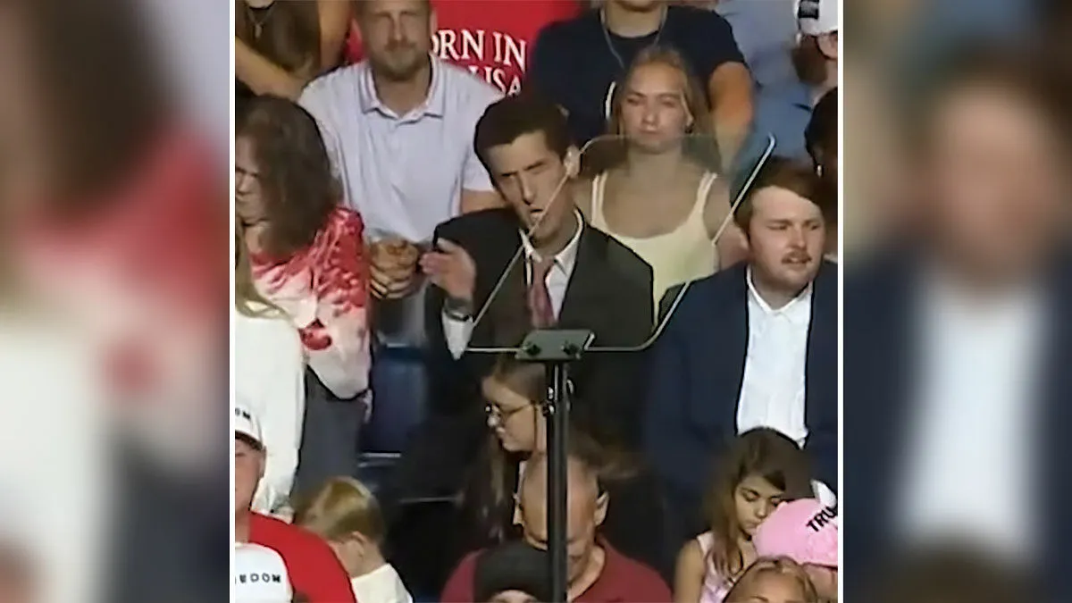 Trump Rally Member Brutally Mocks Him Right Behind His Back In Hilarious Viral Video