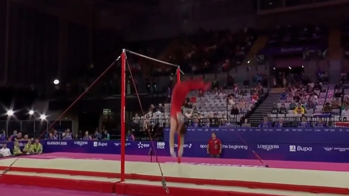 English Gymnast Rushed To Hospital After Horrific Commonwealth Games Fall