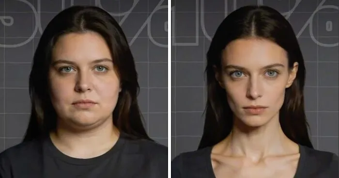 Fitness Influencer Shows How Different Body Fat Percentages Can Completely Transform The Same Face