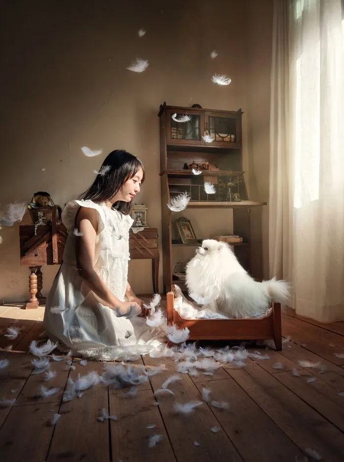 Phone Category - "Blending With Light And Dust" By He Huapei